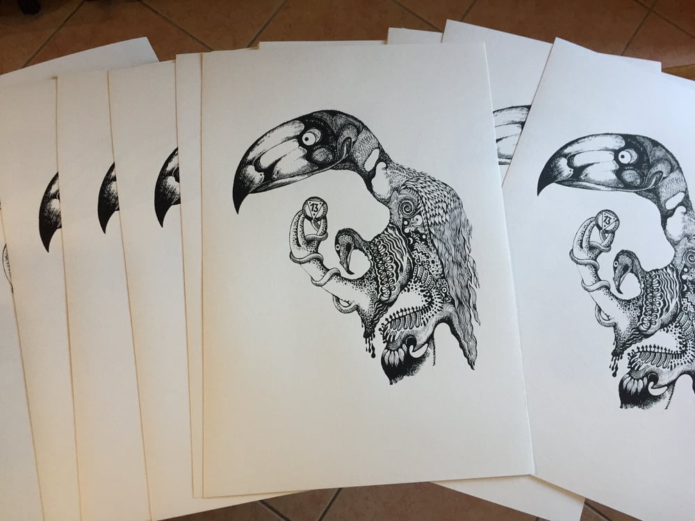 Image of Bird of Good Luck - Serigrafia / Silkscreen