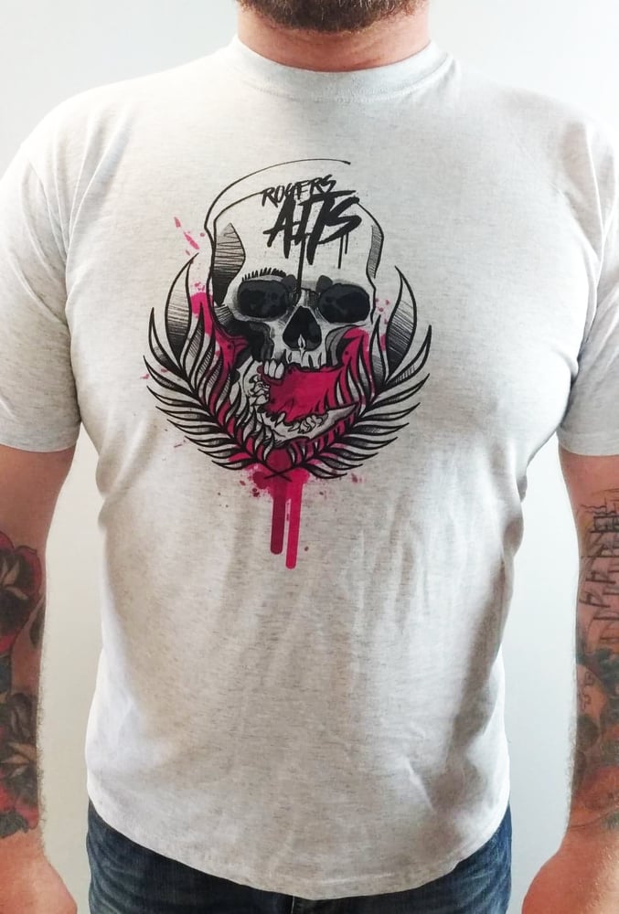 Image of T-Shirt "Skull Pink Drip"   -   SOLD OUT