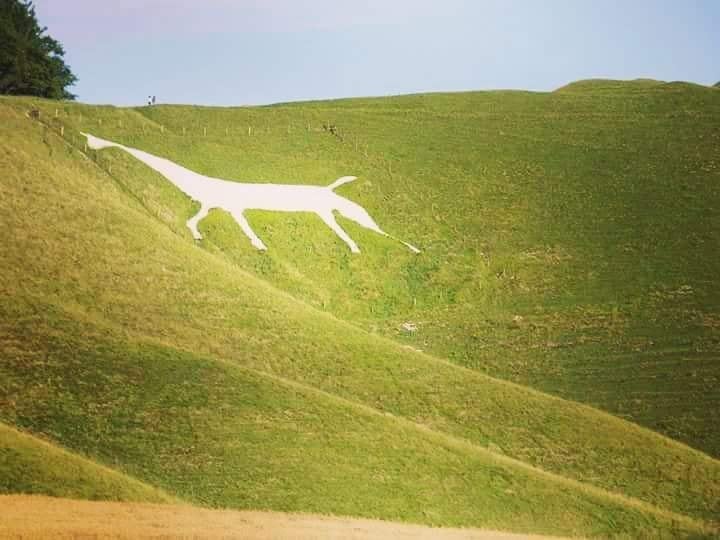 White Horse of Cherhill Lapel Tack Image 4