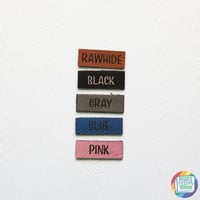 Image 4 of Skinny Leatherette Labels