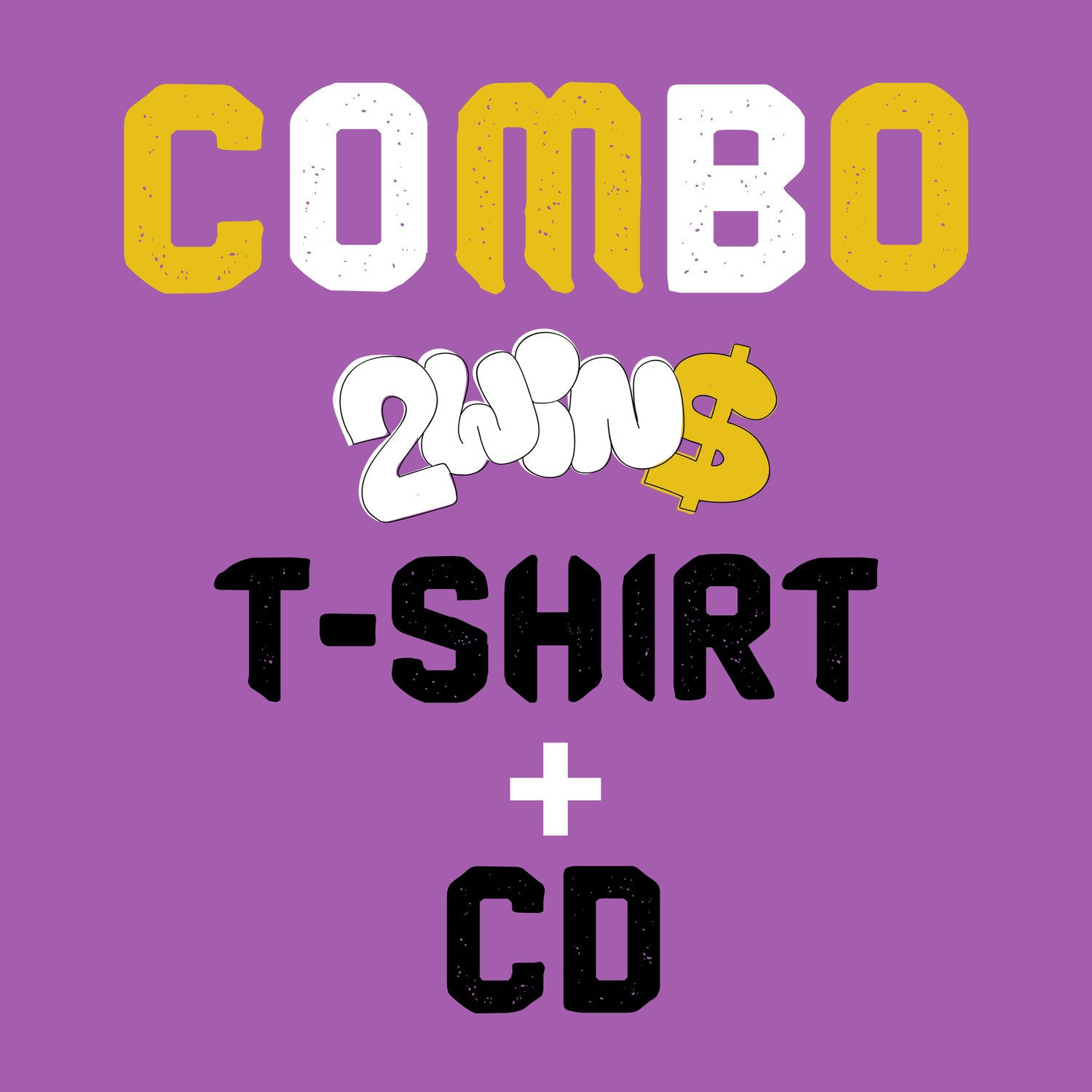 Image of COMBO CD + T-SHIRT UFFICIALE 2WIN$