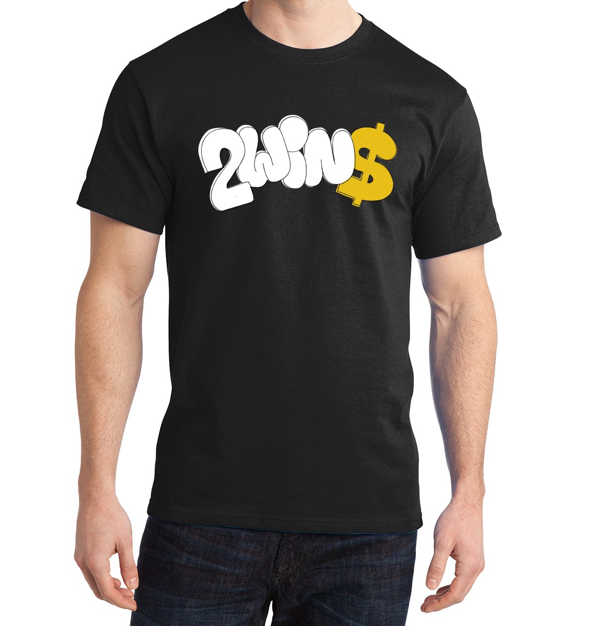 Image of T-SHIRT UFFICIALE 2WIN$ BLACK