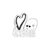 Octopus love one another stamp