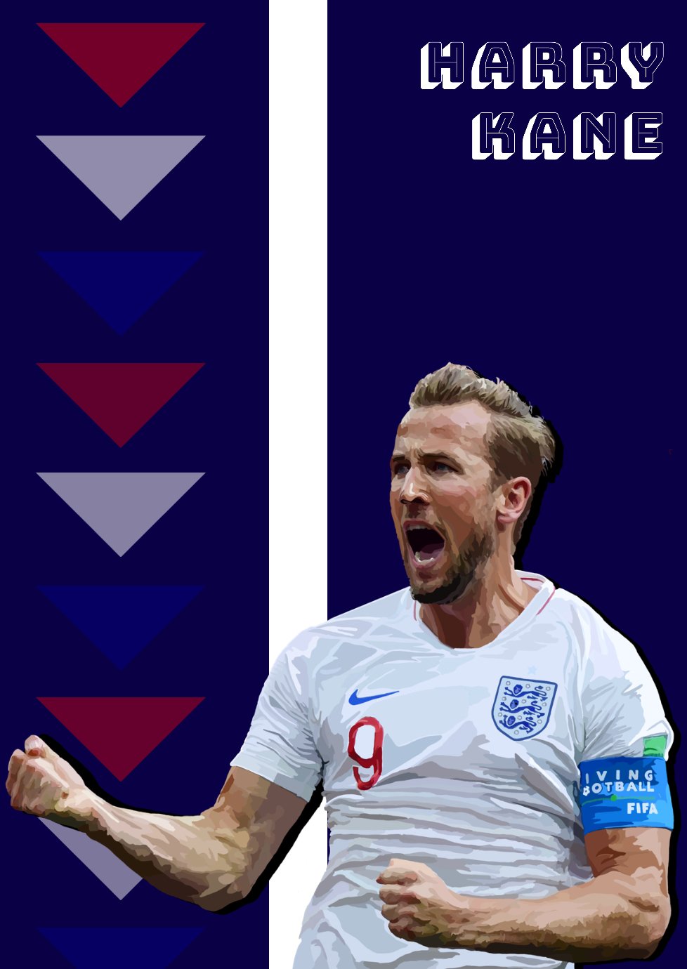 Image of Captain Kane A3 Print