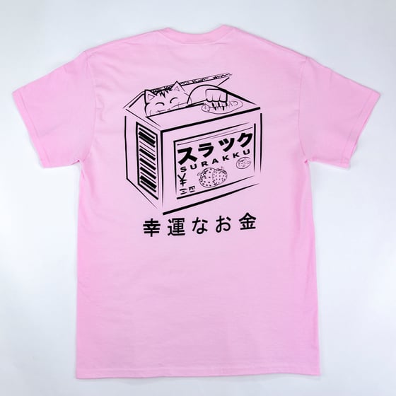 Image of Koneko Lucky Cat Pink TShirt