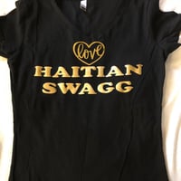 Gold love V-Neck