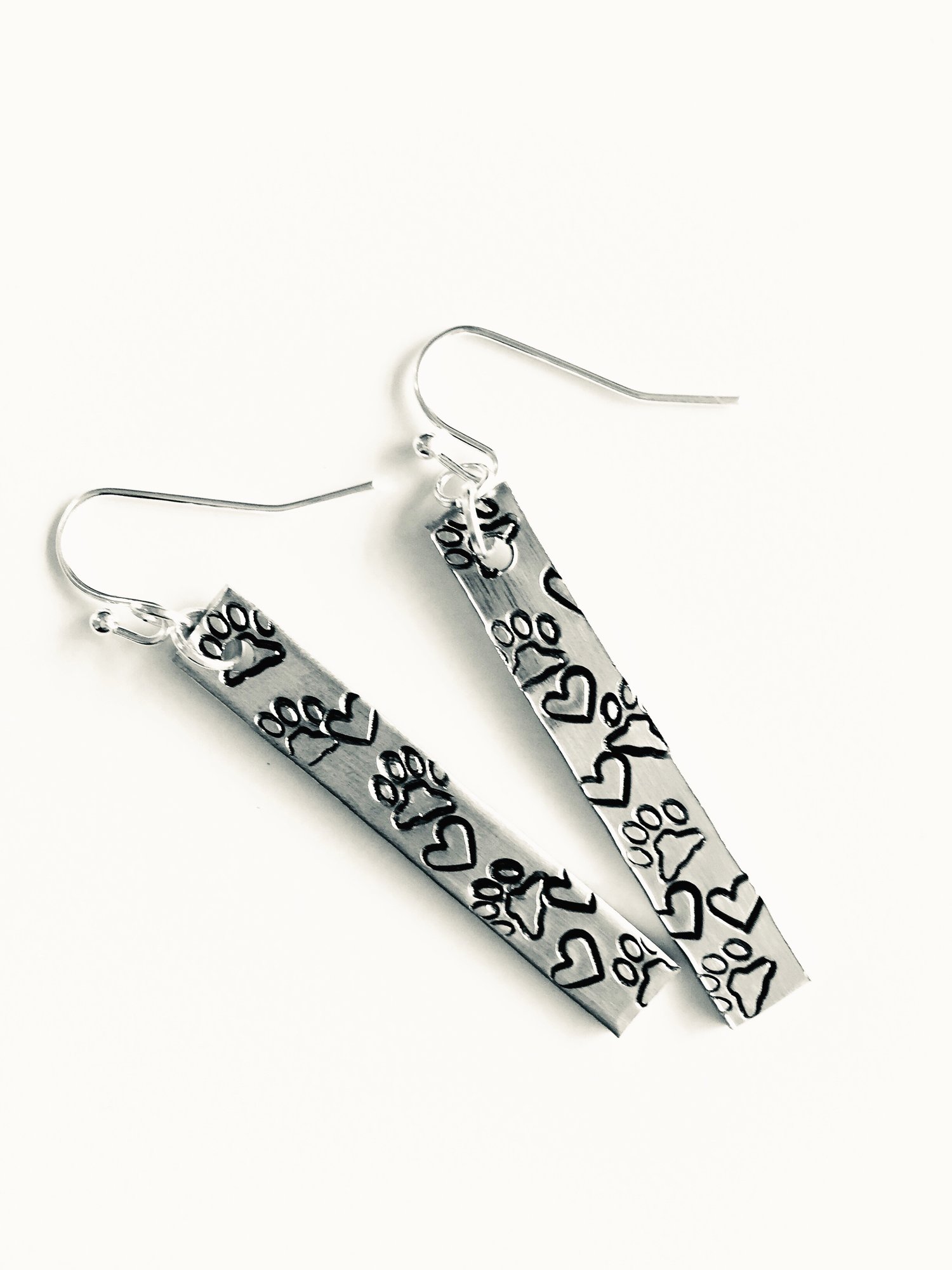 Image of Paw Print Earrings