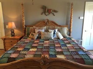 Image of King Size Patchwork Custom Reversible Quilt