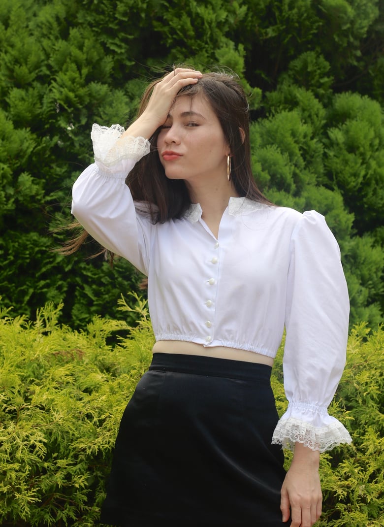Image of Anne Top in White