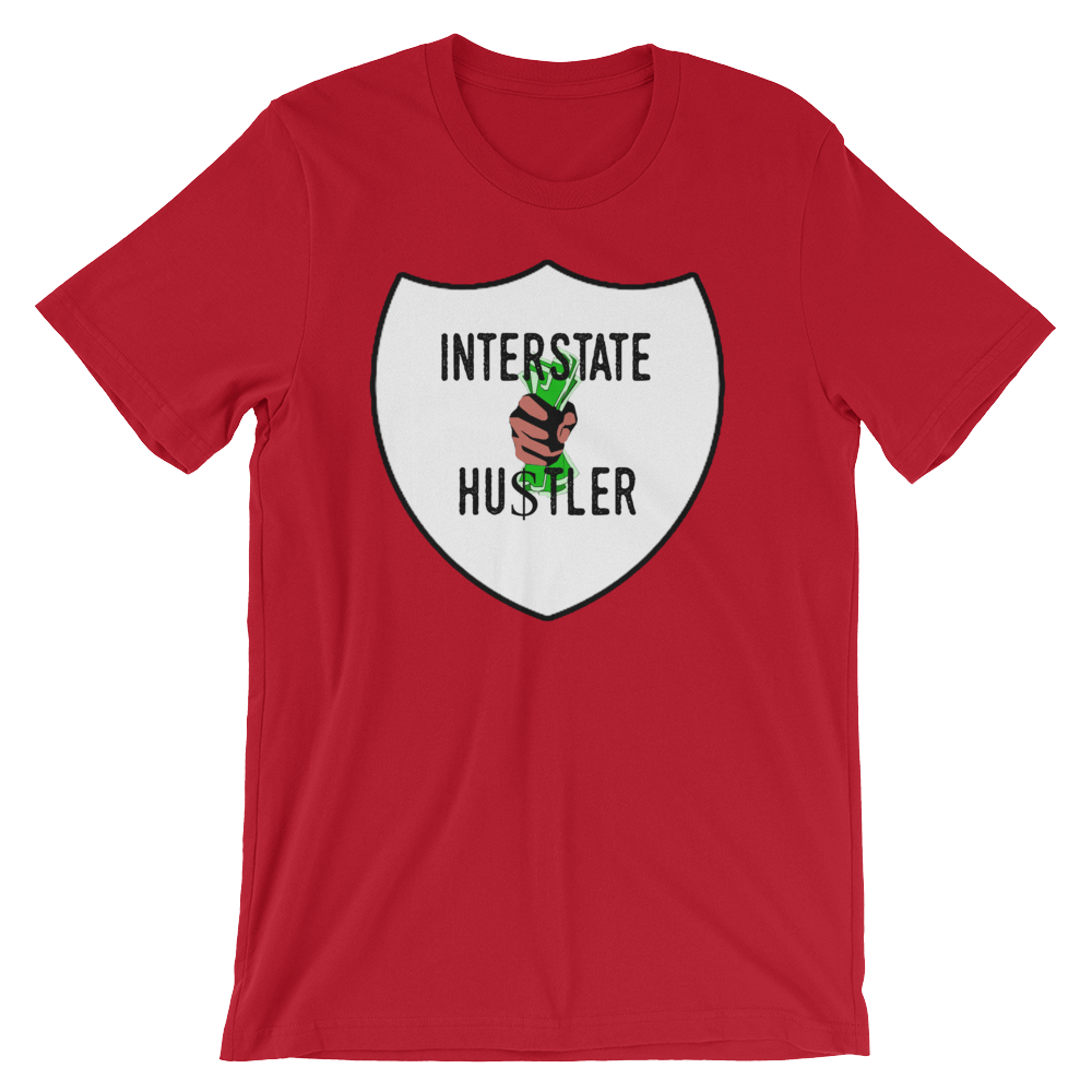 Image of INTERSTATE HUSTLER T-SHIRT RED