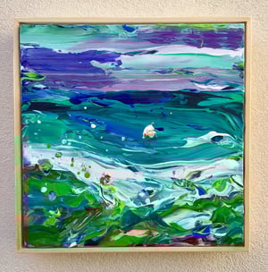 Image of Coastal no.39 - 30x30cm FRAMED