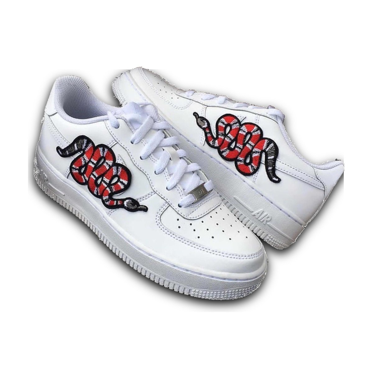 Custom gucci snake shop 'air force 1