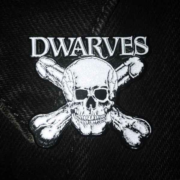 Image of The Dwarves Skull & Cross Bones Enamel Lapel Pin