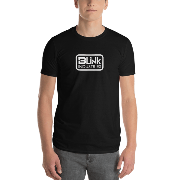 Image of Men's short sleeve - white logo