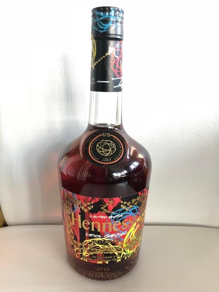 Image of Futura 2000 x Hennessy Bottle 