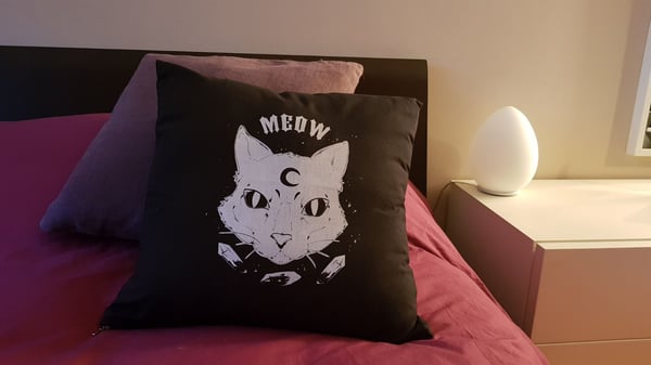 Image of MEOW PILLOW COVER