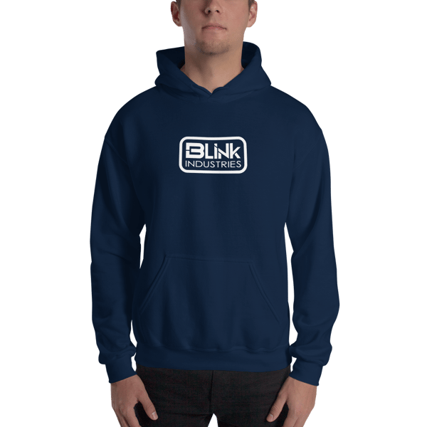 Image of Men's hoodie - white logo