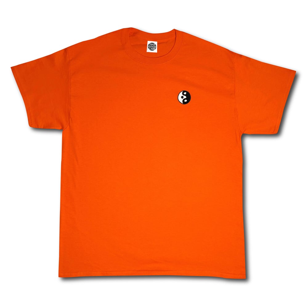 Image of TAKEGOODCARE™ "YINYANGISH" TEE ORANGE