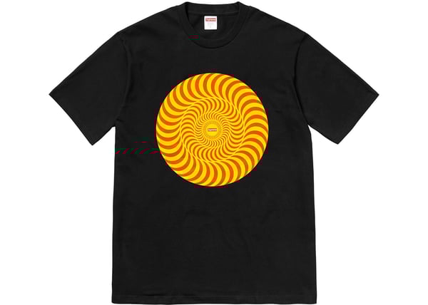 Image of Supreme Spitfire Classic Swirl Tee Black