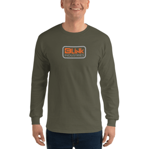 Image of Men's long sleeve - orange logo