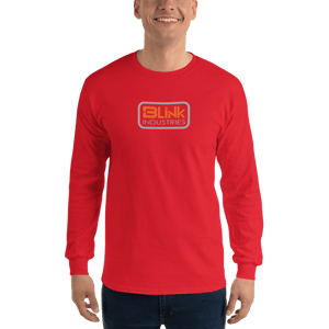 Image of Men's long sleeve - orange logo