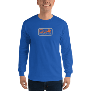 Image of Men's long sleeve - orange logo