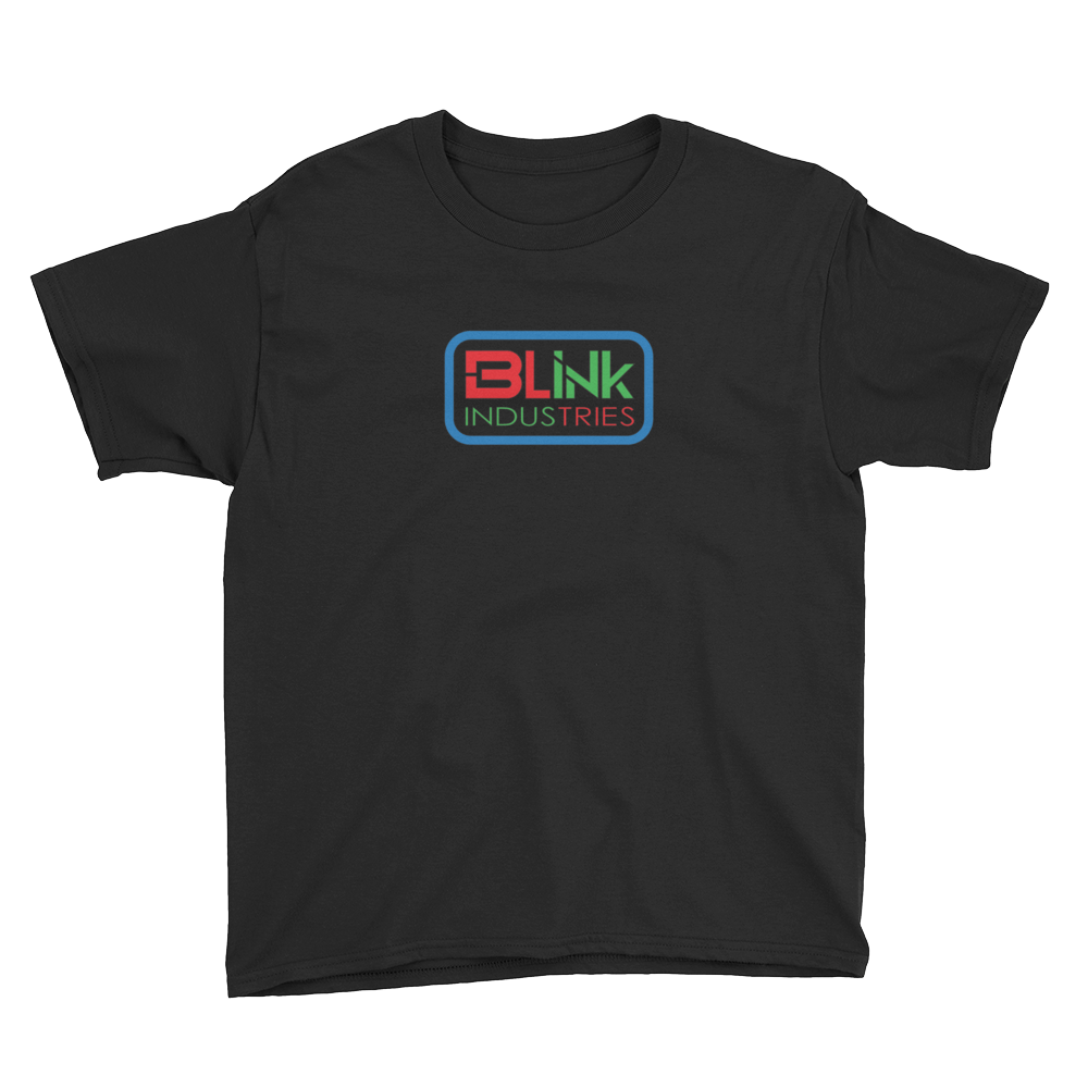 Image of Youth short sleeve - red green and blue logo
