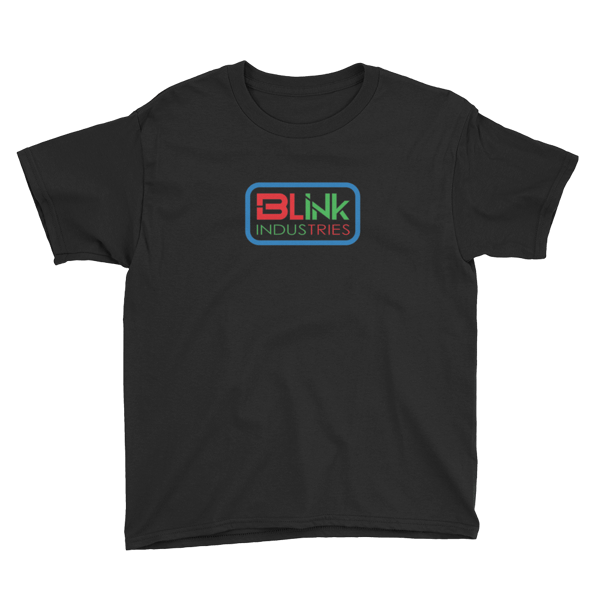 Image of Youth short sleeve - red green and blue logo