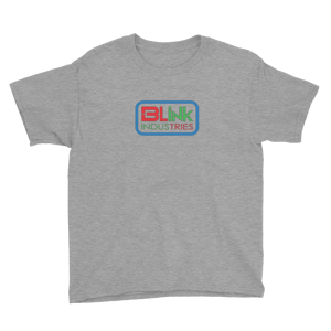Image of Youth short sleeve - red green and blue logo