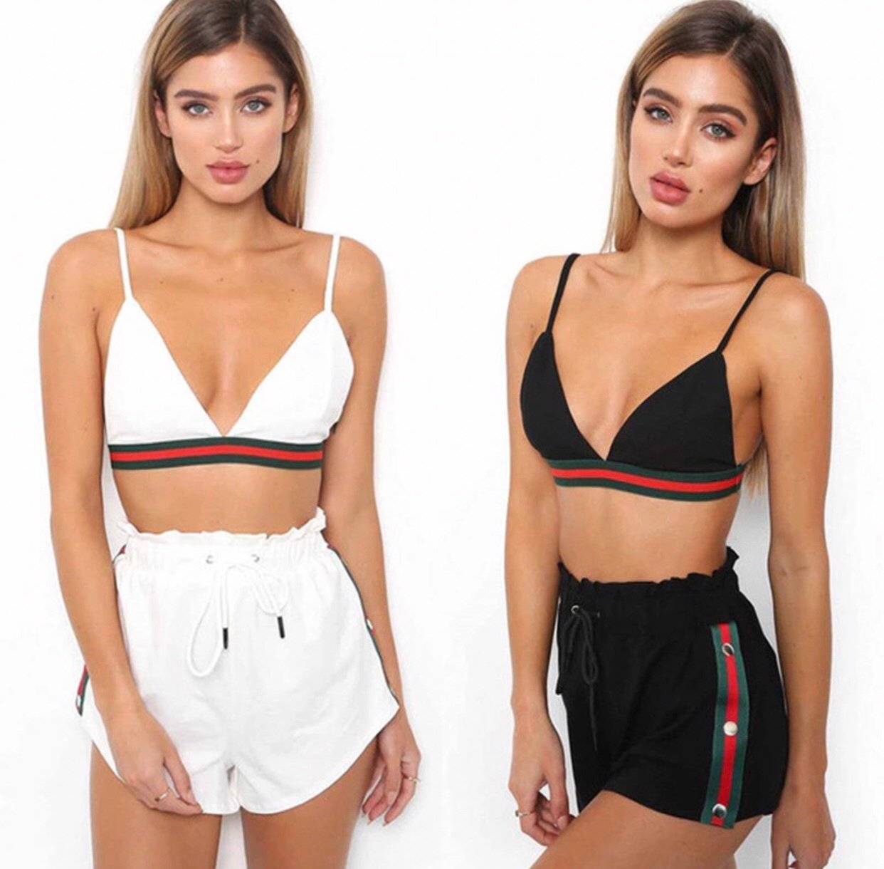 gucci two piece skirt set