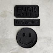 Image of Black on Black Patches Set 1