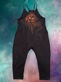 Image 2 of “AFTERLIFE” CUSTOM BLEACH PAINTED BAGGY JUMPER MEDIUM 