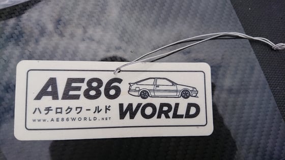 Image of AE86 WORLD Air Freshener *NEW*