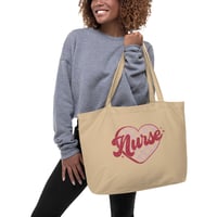 Image 2 of Retro Nurse Large Tote Bag  