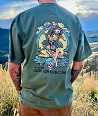 Image 1 of Blue Sun Printing T shirt