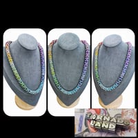 Image 1 of Captive Turkish Roundmaille Color Spectrum Necklace