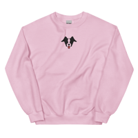 Image 2 of Embroidered Happy Pickledog Unisex Sweatshirt