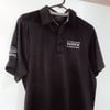 Black Subaru WRX polo shirt w/ embroidered white graphics - Size M!