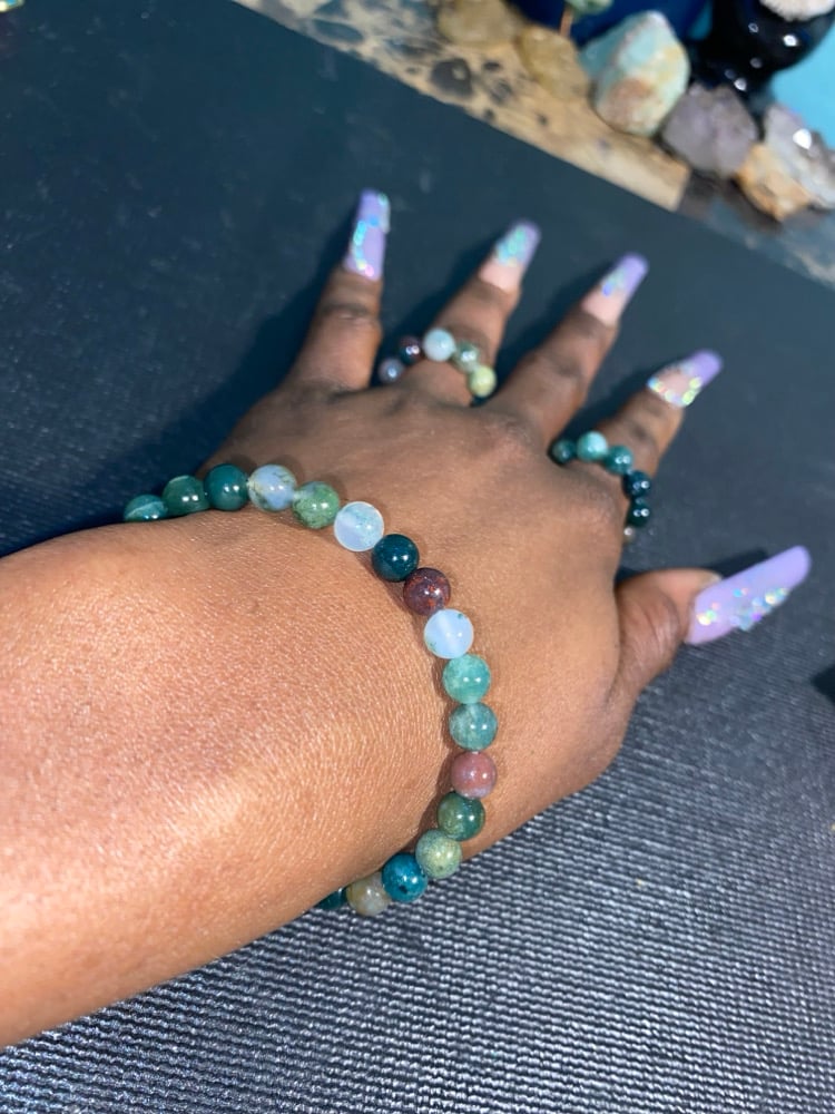 Image of Fancy Jasper Bracelet & Ring Set