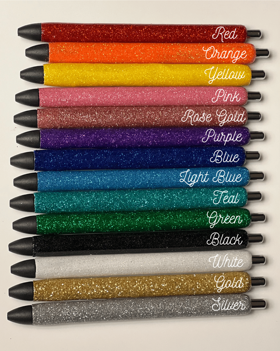 Peach Milkyway Ink Pen / Glitter Pen / Epoxy Glitter Pen – Farmhouse  Fabrication