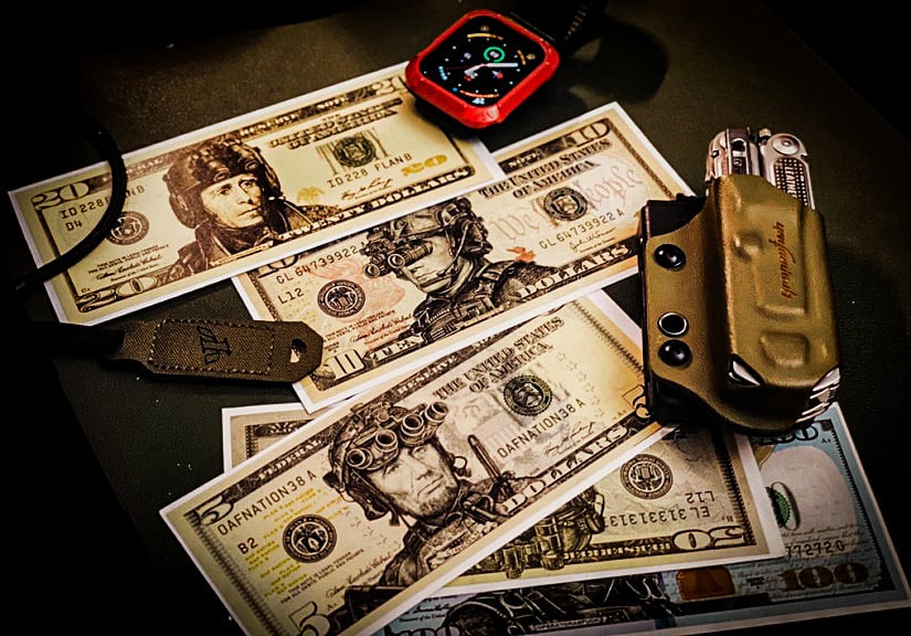 Image of Tactical Presidents Dollar Bill “SLAPS”