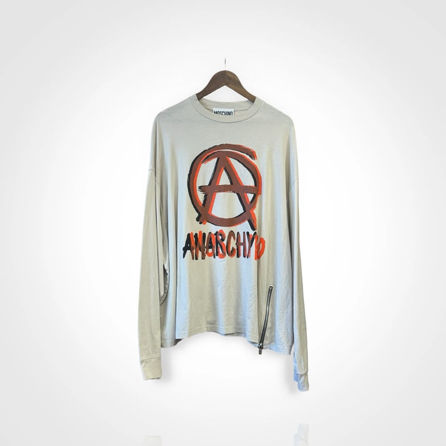 Image of Moschino Anarchy Logo Tee 