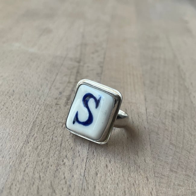 "S" Letter ring - O1/2