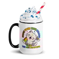 Image 4 of Show your True Colors Mug with Color Inside