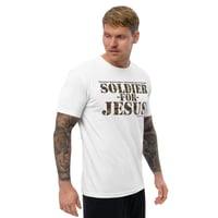 Image 1 of Soldier For Jesus Fitted Short Sleeve T-shirt