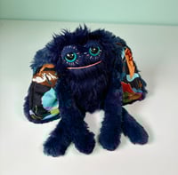 Image 1 of Happy Weighted Long Ear Monster - Navy Blue