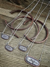 Image 1 of Reminder Necklaces - Mixed Metal: Sterling Silver and Copper