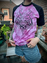 Image 2 of Batik Dye baseballshirt S