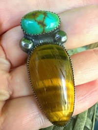 Image 3 of 🐅 👁️ and Turquoise awesome ring 