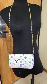 Image 1 of Multi Color Monogram Pochette